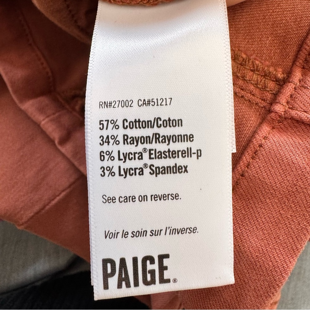 PAIGE Jaxsyn Jolene Denim Mini Shirtdress Vintage Clay Size 0 NWT - Picture 10 of 15